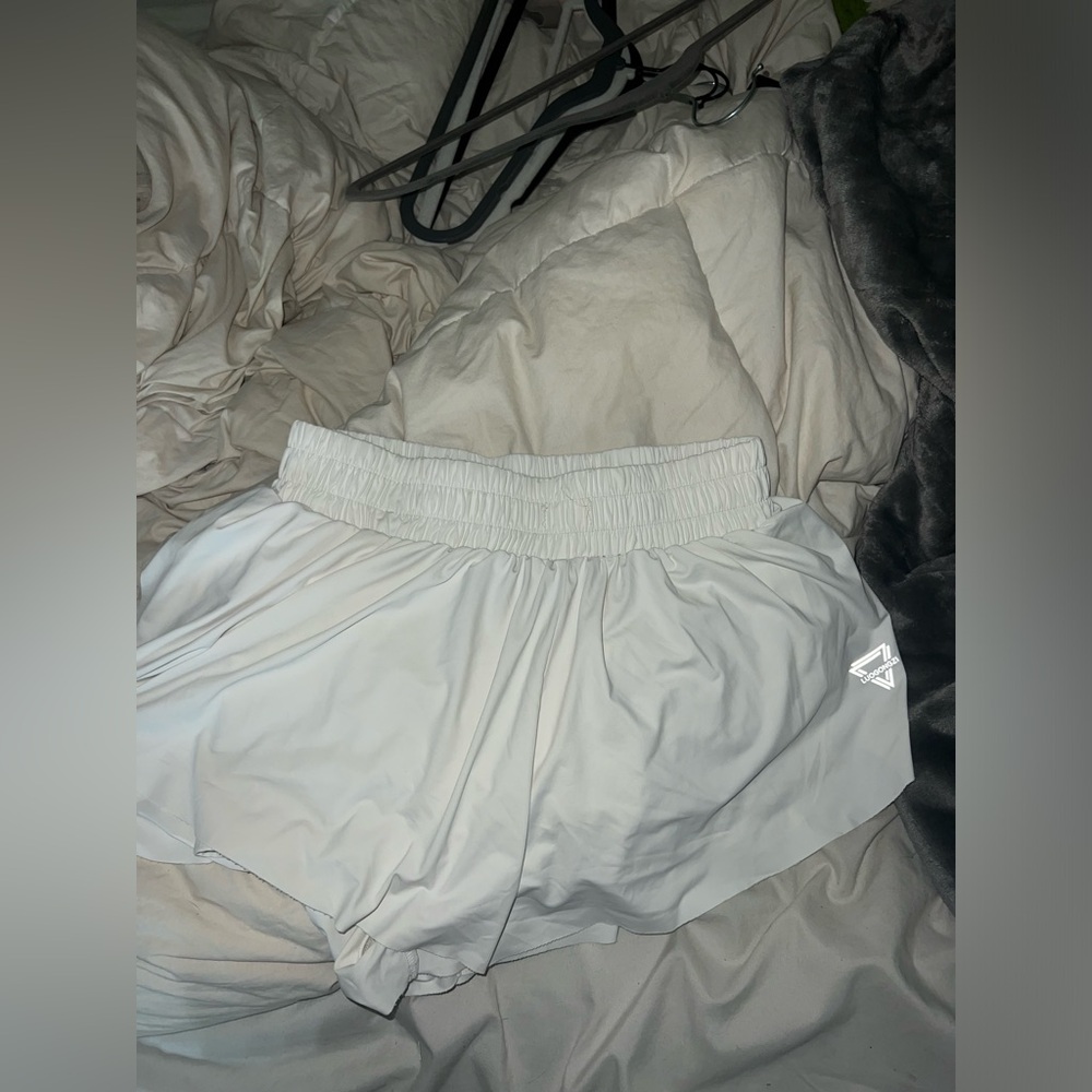 White athletic shorts